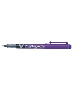 Stylo feutre V Sign Pen - Violet : PILOT Visuel