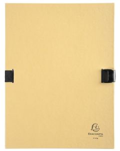 EXACOMPTA 21525E : Lot de 10 chemises à clip - Mastic