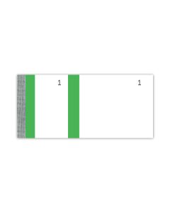 BLOCS VENDEUR Carnet de 100 tickets - Vert  Elve 248