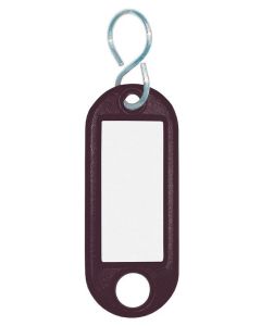 Lot de 10 Porte-clés - Blanc - Crochet en S WEDO