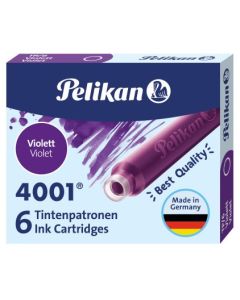Photo Boite de 6 Cartouches d'encre - Violet PELIKAN 4001 TP/6