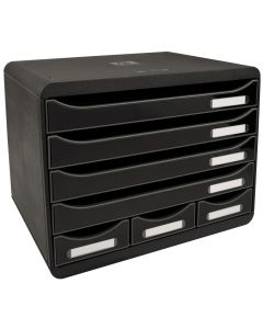 Caisson à 7 Tiroirs - Noir : EXACOMPTA Store Box MAXI photo