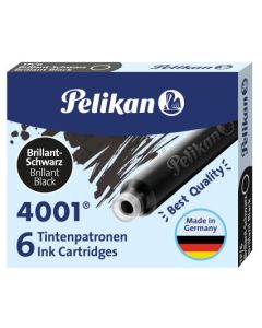 Image Boite de 6 Cartouches d'encre - Noir PELIKAN 4001 TP/6