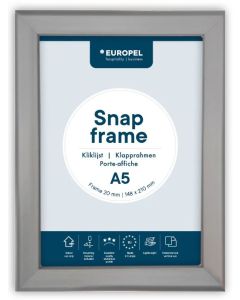 Cadre Porte affiche - A5 - Argent : EUROPEL image