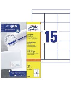 Photo Étiquettes adhésives ProNature 70 x 50,8 mm AVERY 3669 Lot de 1500