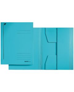 Photo Chemise-trieur à 3 rabats A4 - Bleu : LEITZ - 3924-00-35 