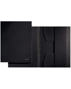 Photo Chemise-trieur à 3 rabats A4 - Noir : LEITZ - 3924-00-95