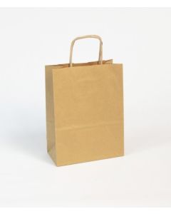 Sac en papier - 160 x 80 x 210 mm - Kraft Brun CLAIREFONTAINE Lot de 25 visuel