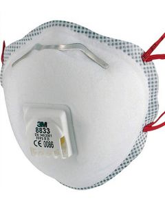 Masque de protection respiratoire avec soupape - FFP3 : 3M 8833 Modèle