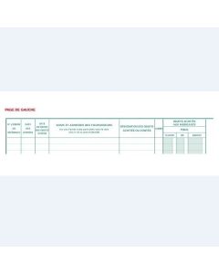 EXACOMPTA : Registre Bijoutier - Magasiniers - Livre de police pour métaux précieux