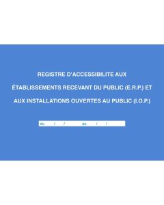 Registre des contrôles techniques de sécurité EXACOMPTA 6616E