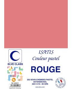 Sous-Chemise pour dossier A4 - Rouge ELVE Isatis Classement