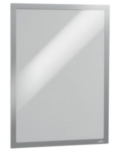 Cadre d'affichage magnétique auto-adhésif - A3 - Argent : DURABLE Lot de 6 Visuel