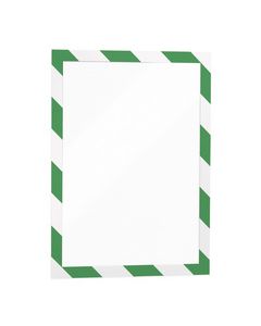 Photo DURABLE 4944-131 Cadres d'affichage magnétiques adhésif - A4 - Vert/Blanc