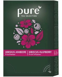 Photo Infusion Hibiscus/Framboise PURE Lot de 25 sachets Boite