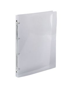 Exacompta 51194E Crystal : Classeur souple Cristal - 4 anneaux