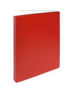 Exacompta 512805E : Classeur semi-rigide Rouge - 4 anneaux