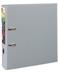 53354E EXACOMPTA : Lot de 10 classeurs  - Dos de 80 mm - Gris foncé (Classement)