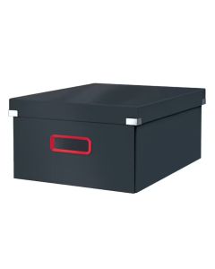 Boîte de rangement Click & Store Cosy L - 369 x 482 x 200 mm - Gris : LEITZ image
