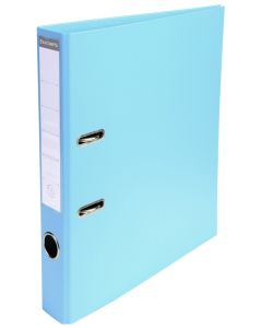 Classeur à levier en PVC - 50 mm de dos - Bleu clair EXACOMPTA Visuel