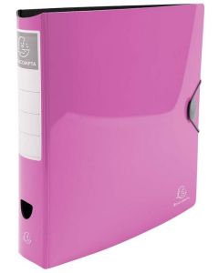 Classeur à levier Iderama PP - Dos de 75 mm - Rose EXACOMPTA Image