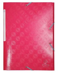 Chemise à élastiques 3 rabats - A4 - Framboise EXACOMPTA 1928