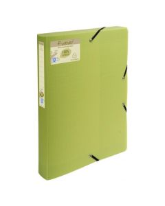 Lot de 8 boîtes de classement PP Forever (EXACOMPTA 553573E) - Dos 40 mm - Vert 