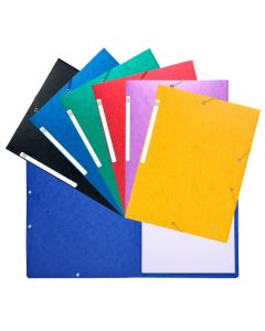 EXACOMPTA 5590E : Chemise à élastiques sans rabats - Assortiment