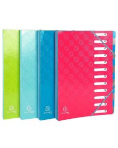 Trieur avec élastiques - 12 compartiments - Assortiment EXACOMPTA 1928