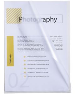 Pochettes à coins économiques A4 - Cristal : EXACOMPTA Lot de 100 image