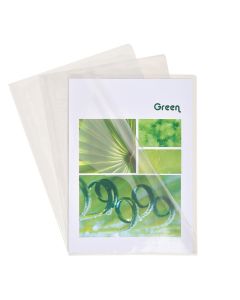 EXACOMPTA : Pochettes à coins A4 en pvc lisse premium - Cristal 5950E