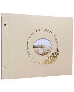 Album Photos à vis - 370 x 290 mm - 160 Photos - Latte : EXACOMPTA Ringflower