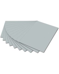 Carton de Bricolage 500 x 700 mm - Argent mat - 300 g/m² : FOLIA Lot de 10 Visuel