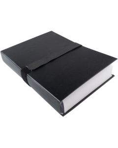 621E EXACOMPTA : Chemises à sangle Velcro Balacron Noir