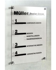 Plaque de Porte murale A4 - 210 x 297 mm : KERKMANN Visuel