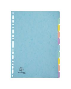 Jeu de 10 intercalaires en carte lustrée - Assortiment : EXACOMPTA Aquarel image