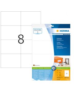 Étiquettes adhésives blanches 105 x 74 mm Herma 8645