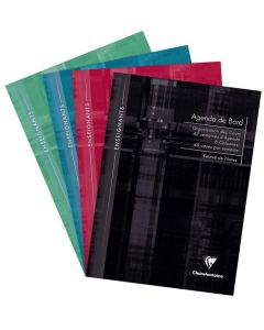 Agenda de bord non millésimé - Spécial Enseignant - A4 : CLAIREFONTAINE Modèle