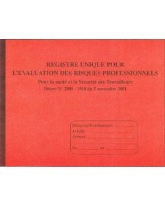 ELVE 9423 : Registre Evaluation des risques professionnels (ERP) du personnel en entreprise