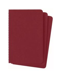 Carnet de Notes Ligné 21 x 13 cm - Rouge MOLESKINE Lot de 3