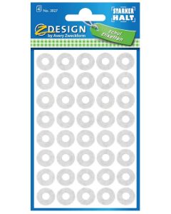 AVERY : Oeillets de renforcement de trous - Autocollant  Blanc