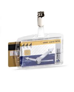 Badges avec clip - 85 x 54 mm DURABLE Lot de 25 