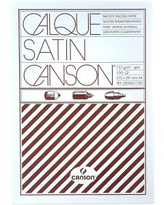 Lot de 100 feuilles de papier calque à dessin - 110/115 g - A4 : CANSON Modèle