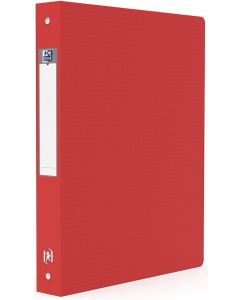 Classeur souple - 4 anneaux de 40 mm - Rouge : OXFORD Memphis Visuel