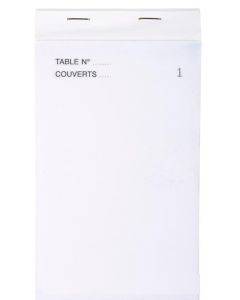 MAITRE D'HOTEL Bloc Autocopiant Tripli Blanc/Jaune/Bleu - 150 x 79 mm COGIR 1976