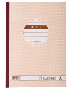 DEVIS Dauphin : Manifold autocopiant Tripli - 297 x 210 mm 1263D