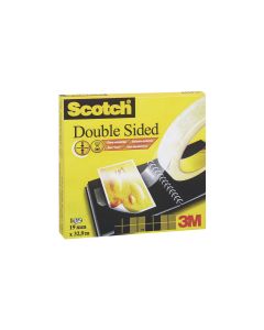 SCOTCH 665 : Ruban adhésif double face - 12 mm x 22,8 m D6651222