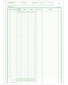 3530E Bordereau de saisie informatique Exacompta Carnet autocopiant