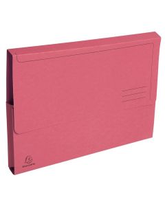 EXACOMPTA  47675E Chemises à poche Rouge 