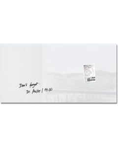 SIGEL : Tableau magnétique en verre - 910 x 460 mm - GL146 - Blanc